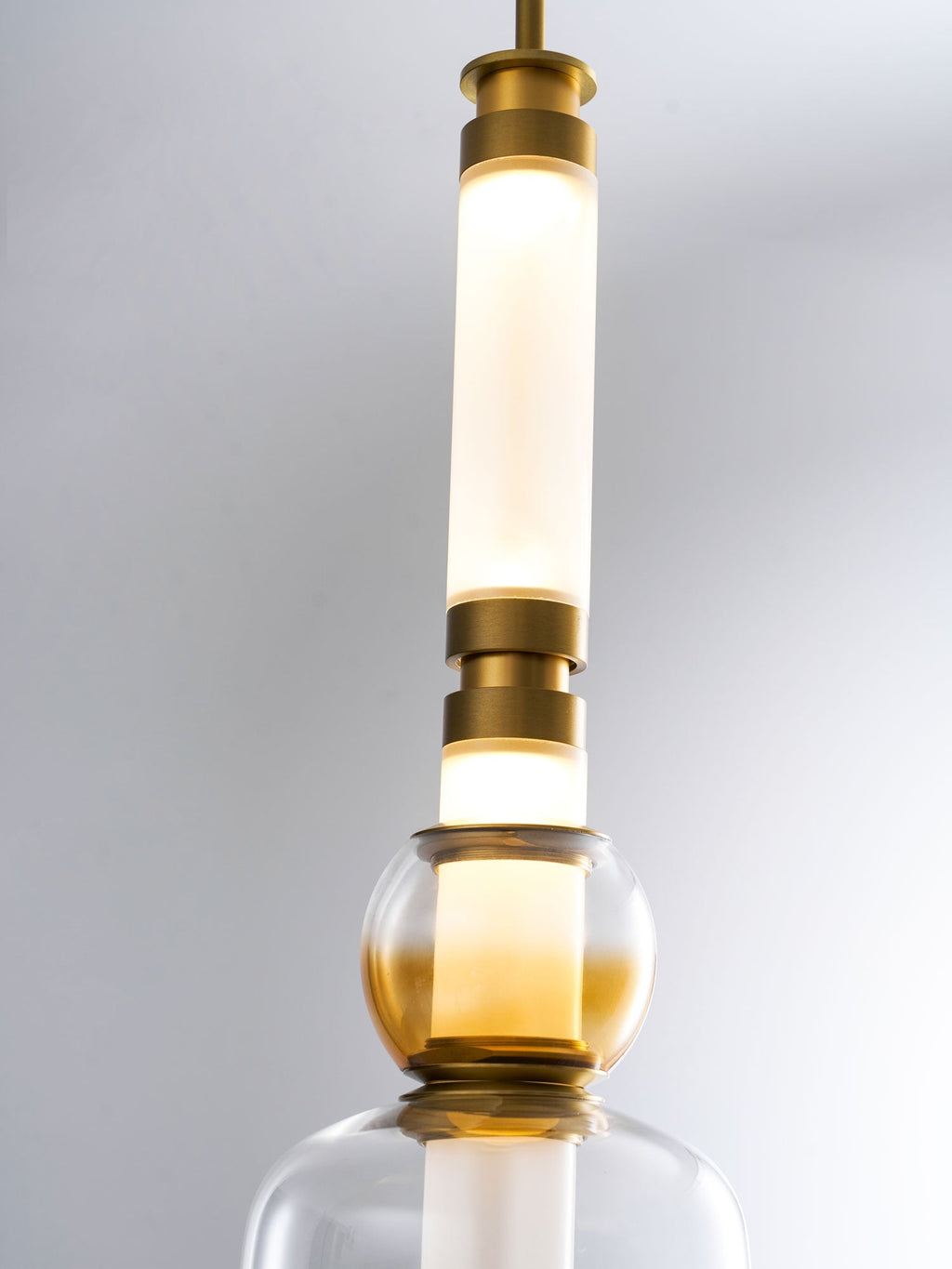 Glass Bead Linear Pendant Light