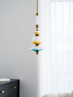 Glass Bead Linear Pendant Light