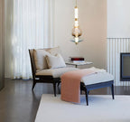 Glass Bead Linear Pendant Light