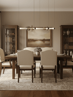 Glass Bead Linear Pendant Light