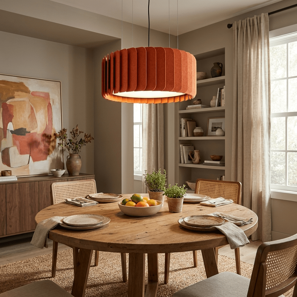 Drum Acoustic Pendant Lamp