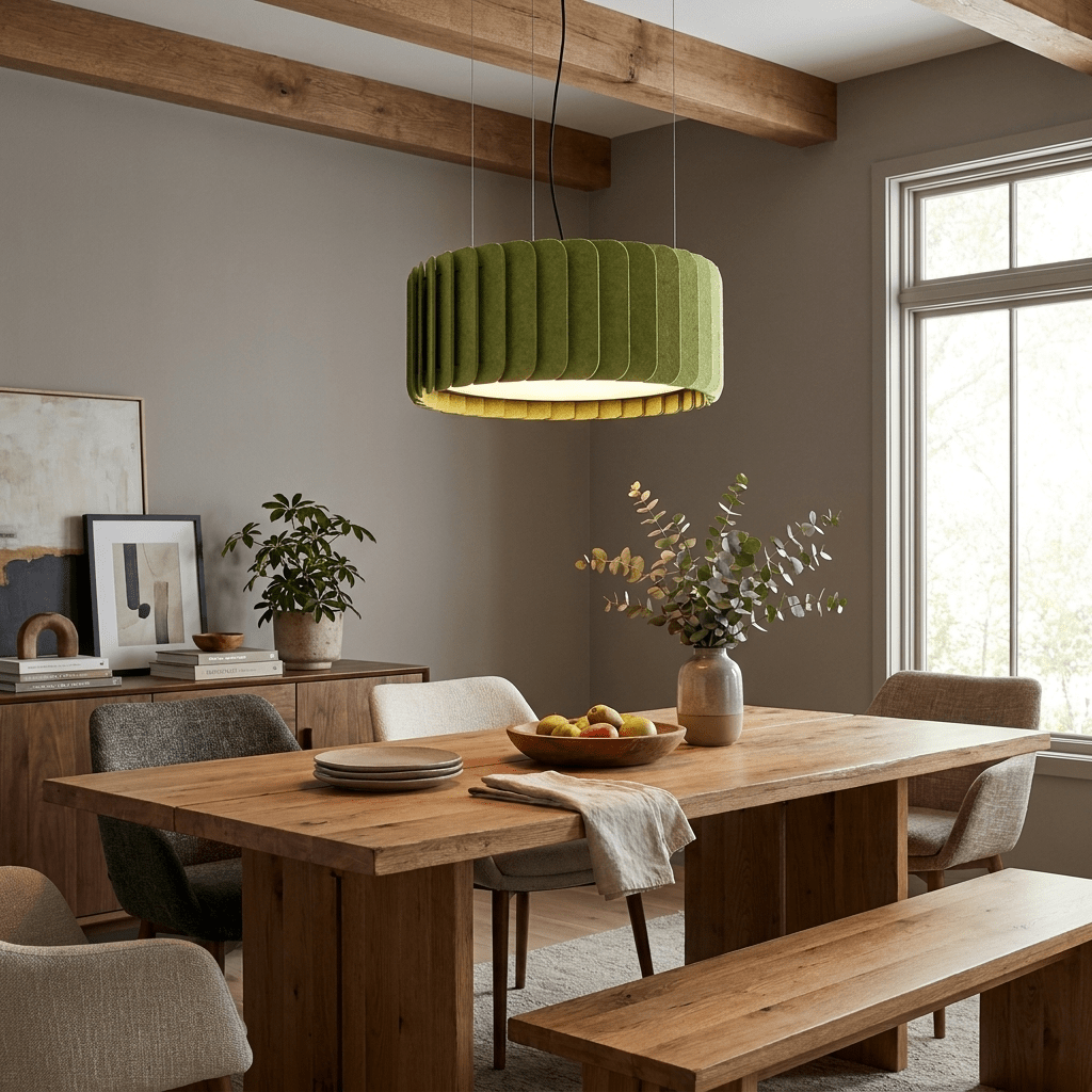 Drum Acoustic Pendant Lamp