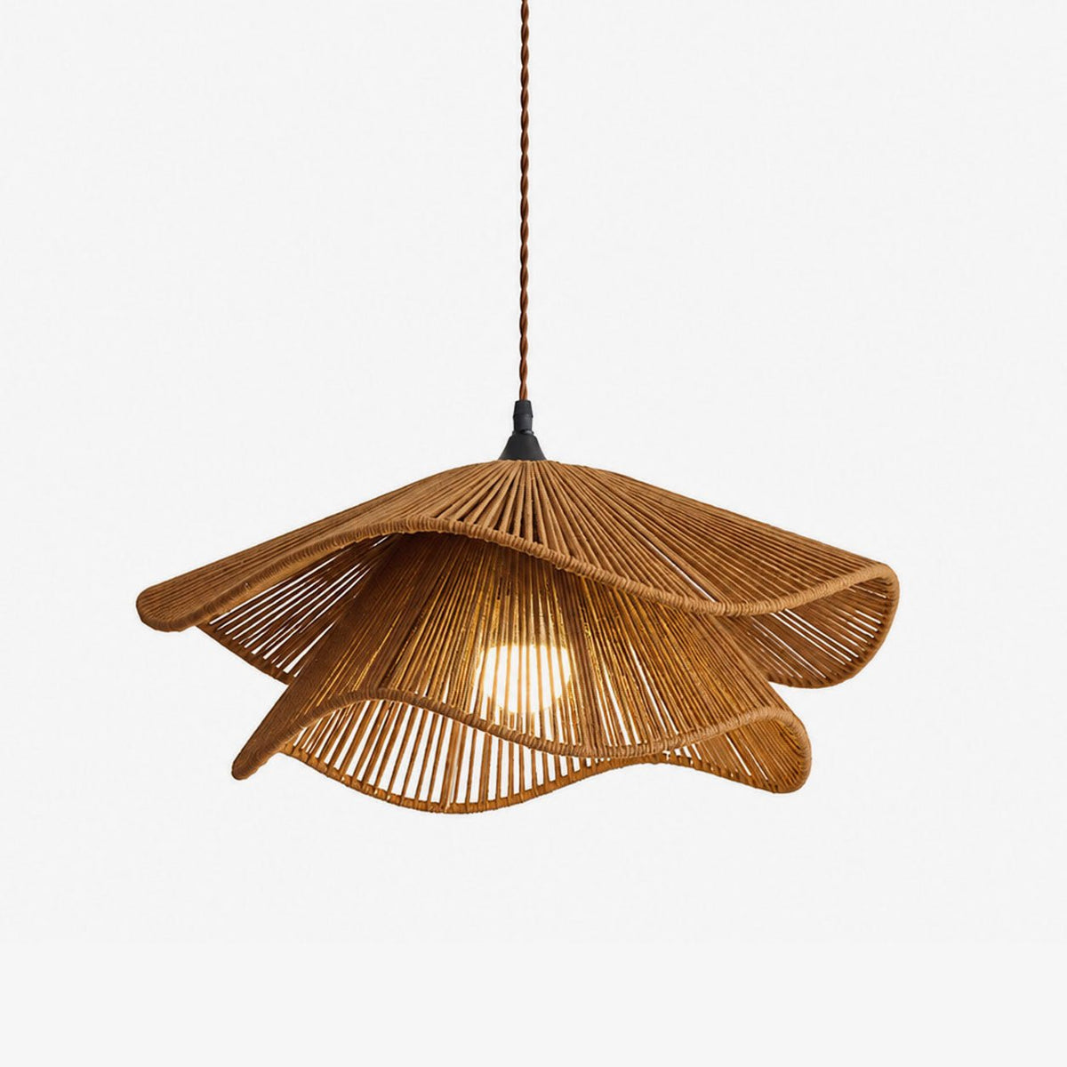 Virella Wave Cotton Rope Pendant