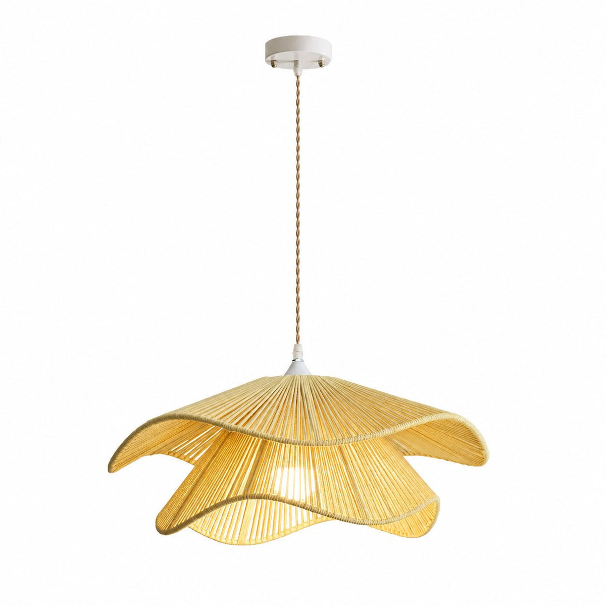 Virella Wave Cotton Rope Pendant