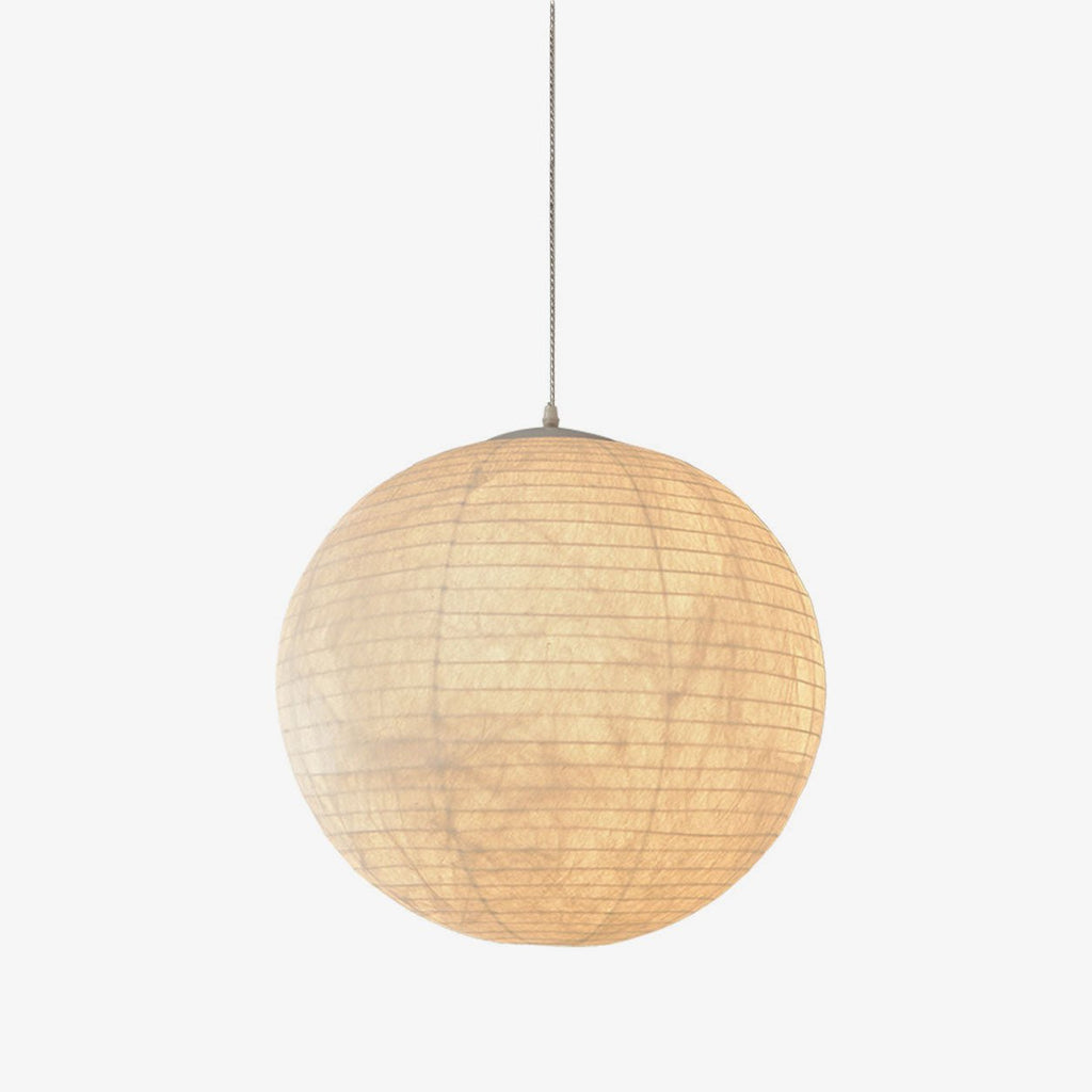 Lunara Mulberry Silk Globe Pendant Light