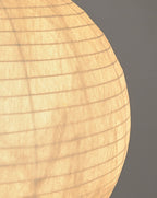 Lunara Mulberry Silk Globe Pendant Light