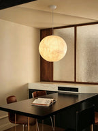 Lunara Mulberry Silk Globe Pendant Light