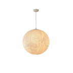 Lunara Mulberry Silk Globe Pendant Light
