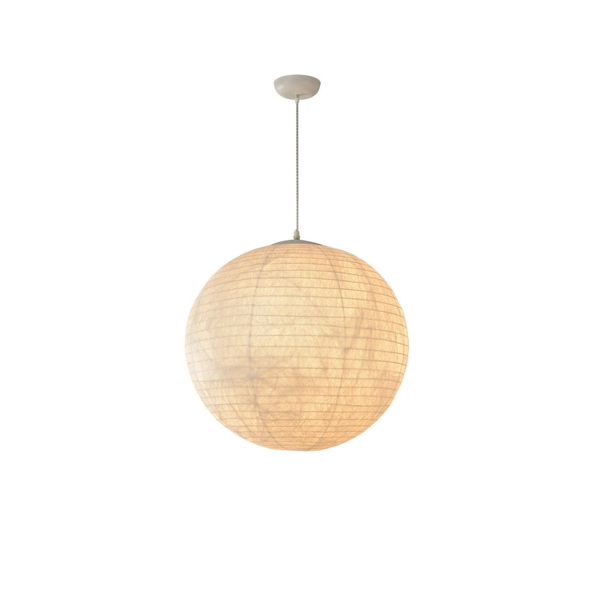 Lunara Mulberry Silk Globe Pendant Light