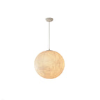 Lunara Mulberry Silk Globe Pendant Light