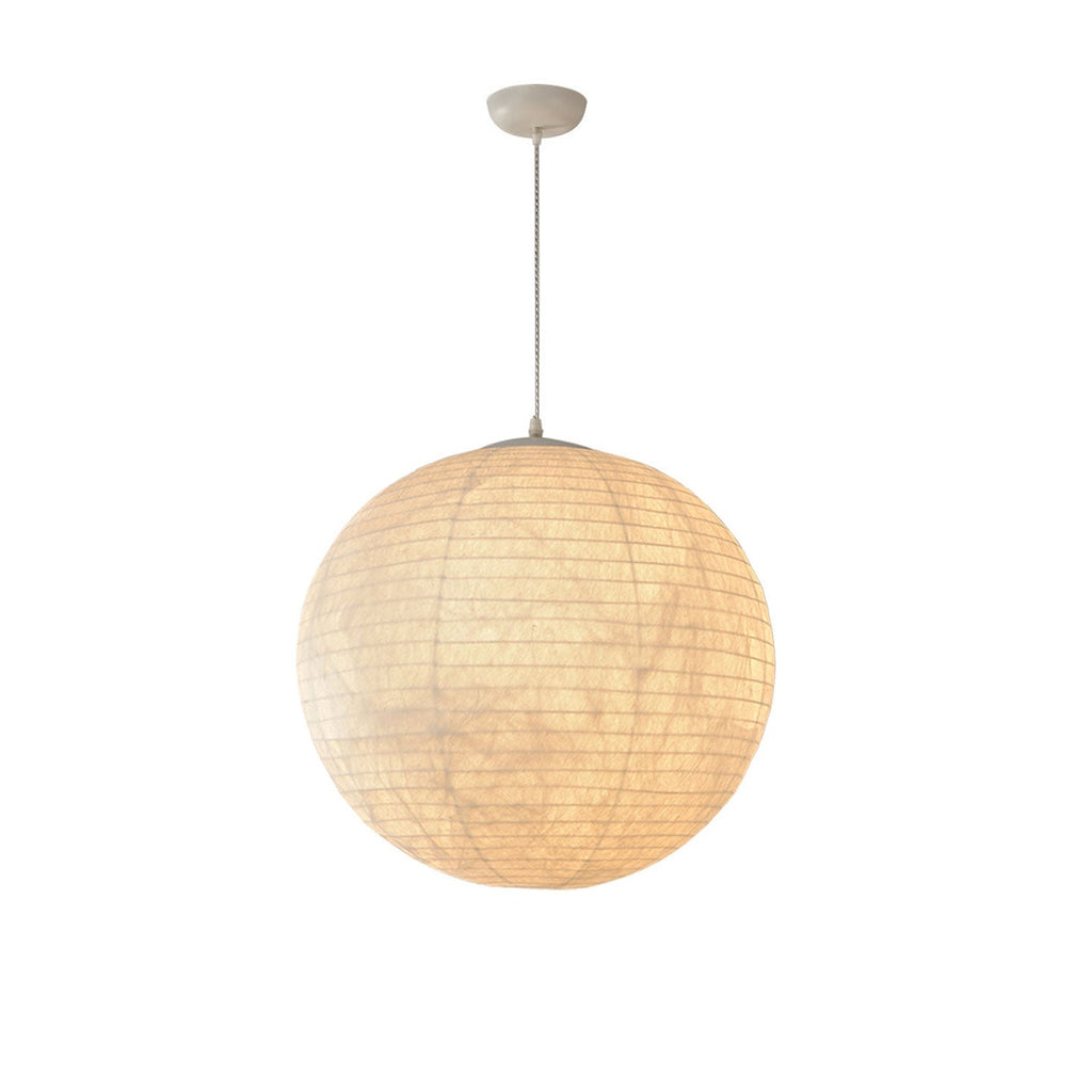 Lunara Mulberry Silk Globe Pendant Light