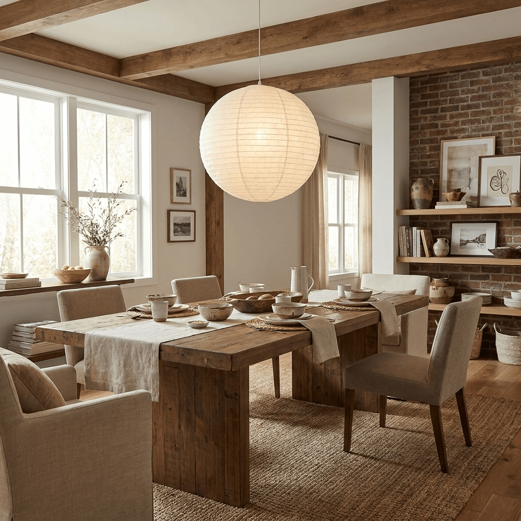Lunara Mulberry Silk Globe Pendant Light
