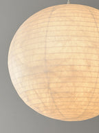 Lunara Mulberry Silk Globe Pendant Light