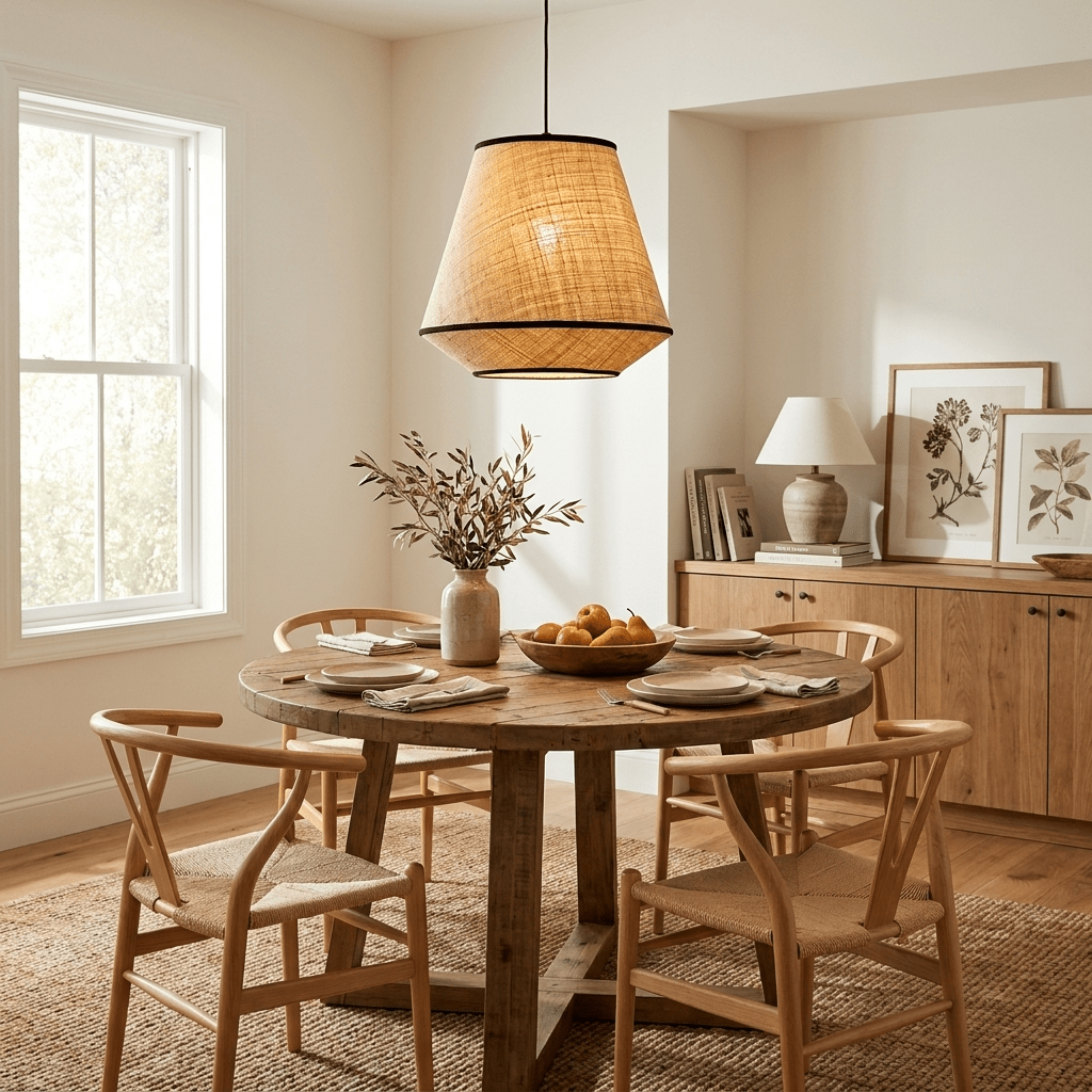Maris Raffia Pendant Light