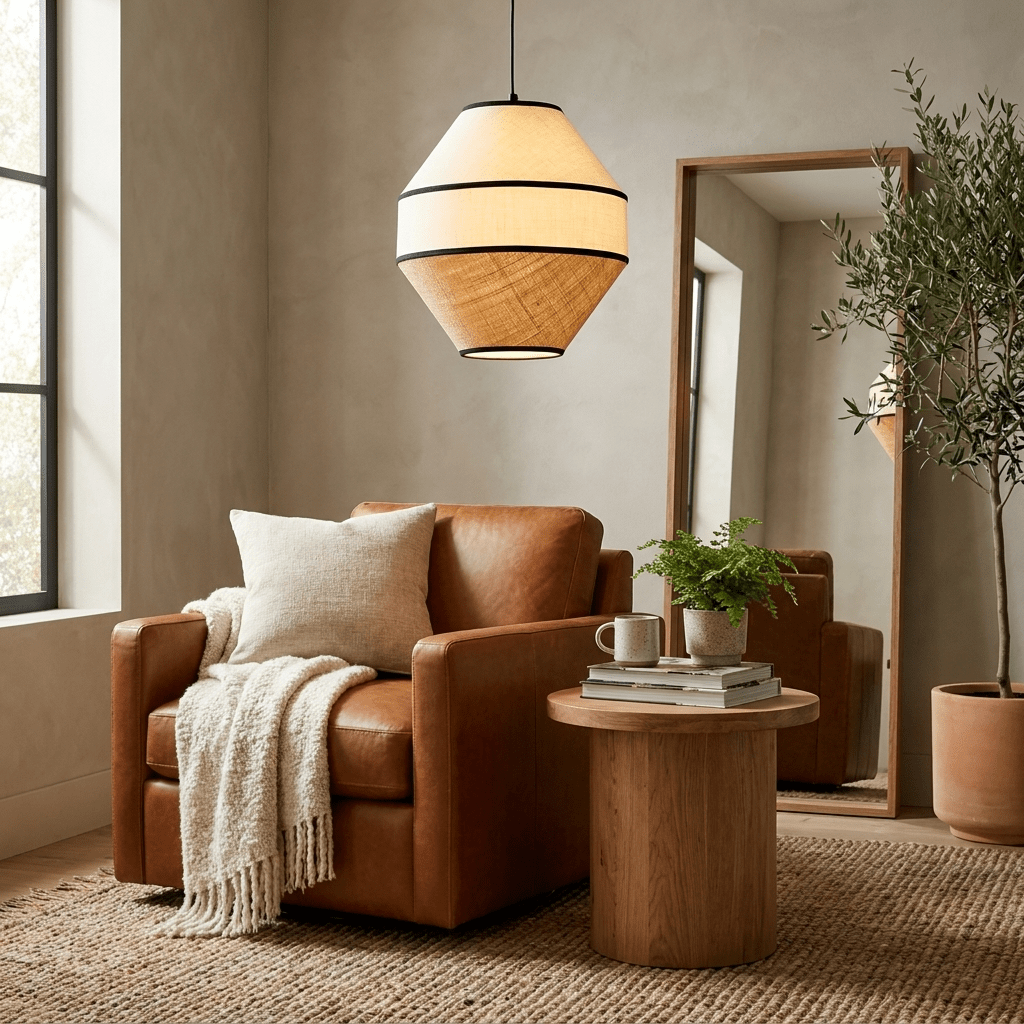 Maris Raffia Pendant Light