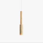 Travertine Stick Pendant Light