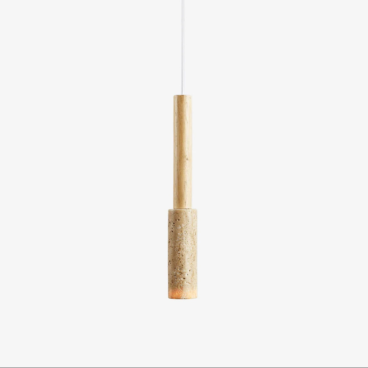 Travertine Stick Pendant Light