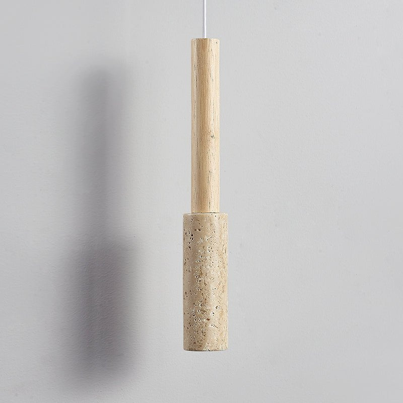 Travertine Stick Pendant Light