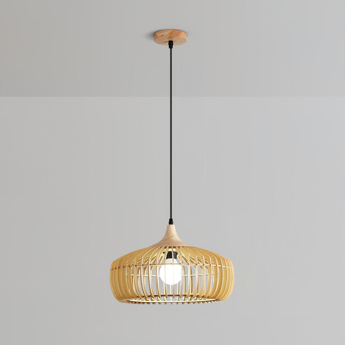 Lattice Nest Wooden Pendant Lamp