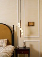 Vertical Orb Timber Pendant Lamp