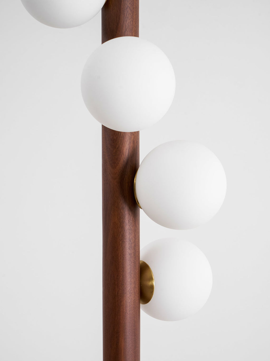 Vertical Orb Timber Pendant Lamp