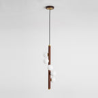 Vertical Orb Timber Pendant Lamp