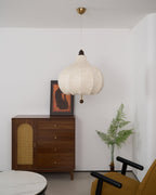 Chestnut Fabric Pendant Light