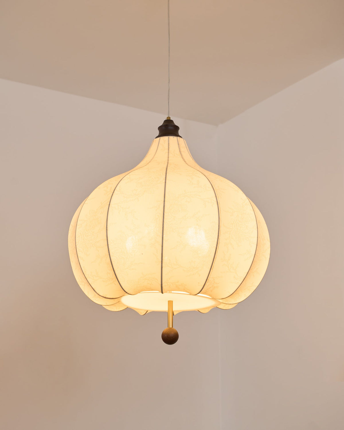 Chestnut Fabric Pendant Light