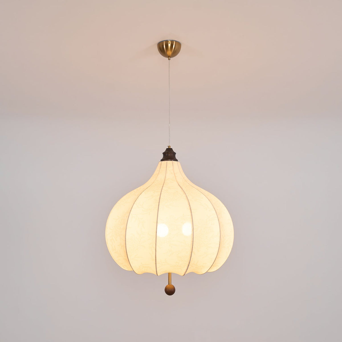 Chestnut Fabric Pendant Light