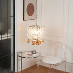 Glass Poliarte Interlocking Chandelier
