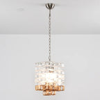 Glass Poliarte Interlocking Chandelier