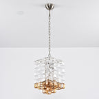 Glass Poliarte Interlocking Chandelier