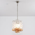 Glass Poliarte Interlocking Chandelier