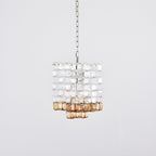 Glass Poliarte Interlocking Chandelier