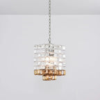 Glass Poliarte Interlocking Chandelier