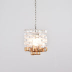Glass Poliarte Interlocking Chandelier