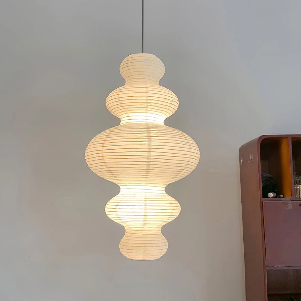 Kozo Paper Metal Pendant Lamp