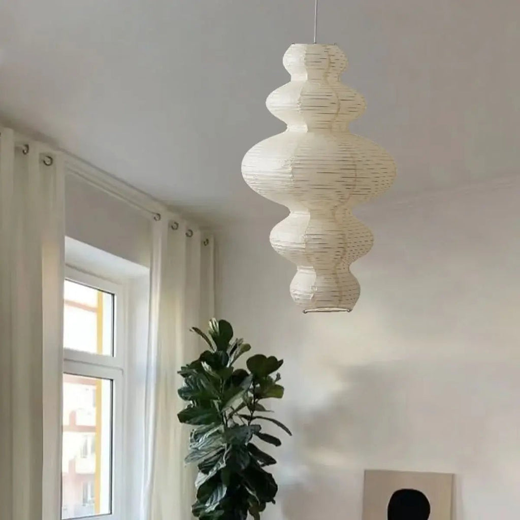 Kozo Paper Metal Pendant Lamp