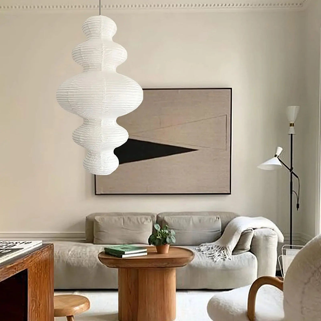 Kozo Paper Metal Pendant Lamp