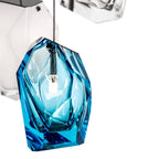 Crystal Rock Cluster Pendant Light
