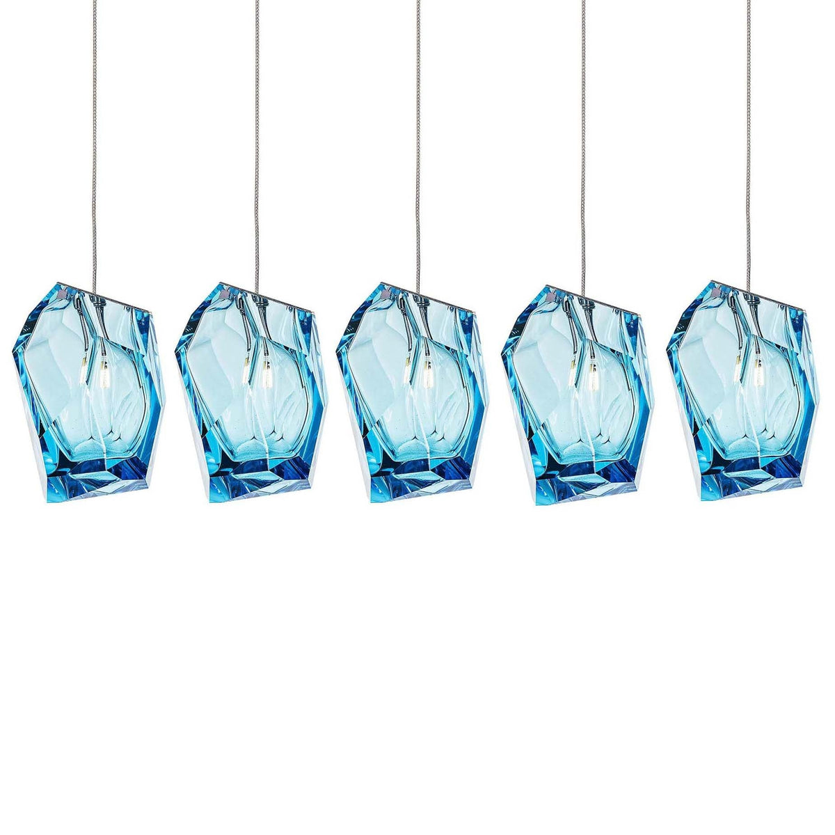 Crystal Rock Cluster Pendant Light