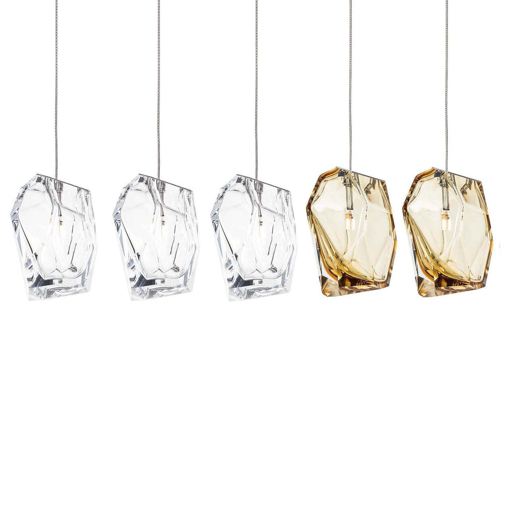 Crystal Rock Cluster Pendant Light