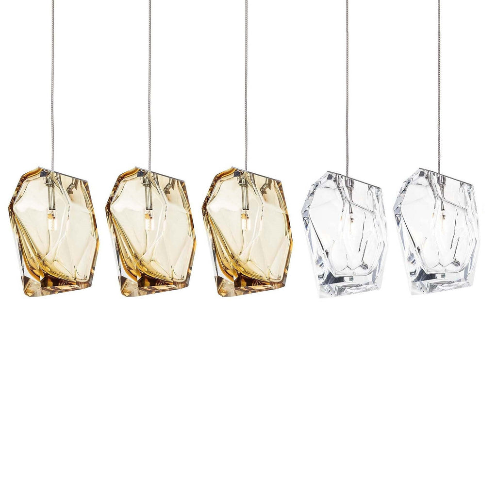 Crystal Rock Cluster Pendant Light