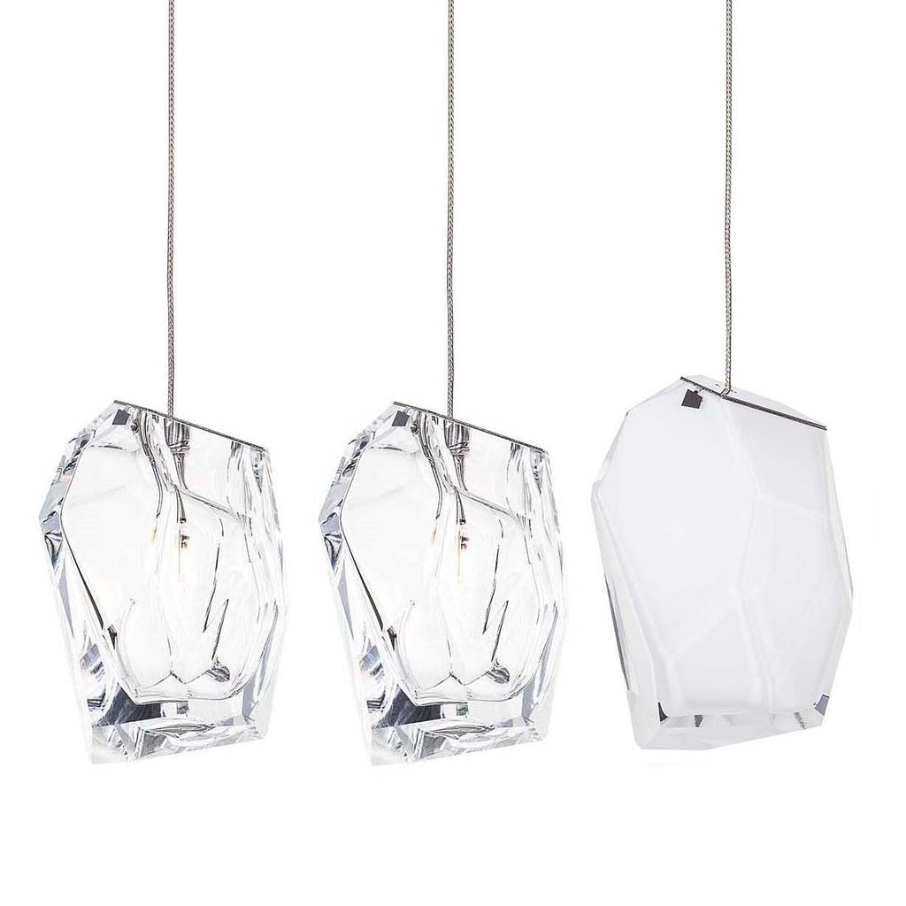 Crystal Rock Cluster Pendant Light