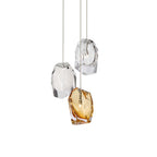 Crystal Rock Cluster Pendant Light