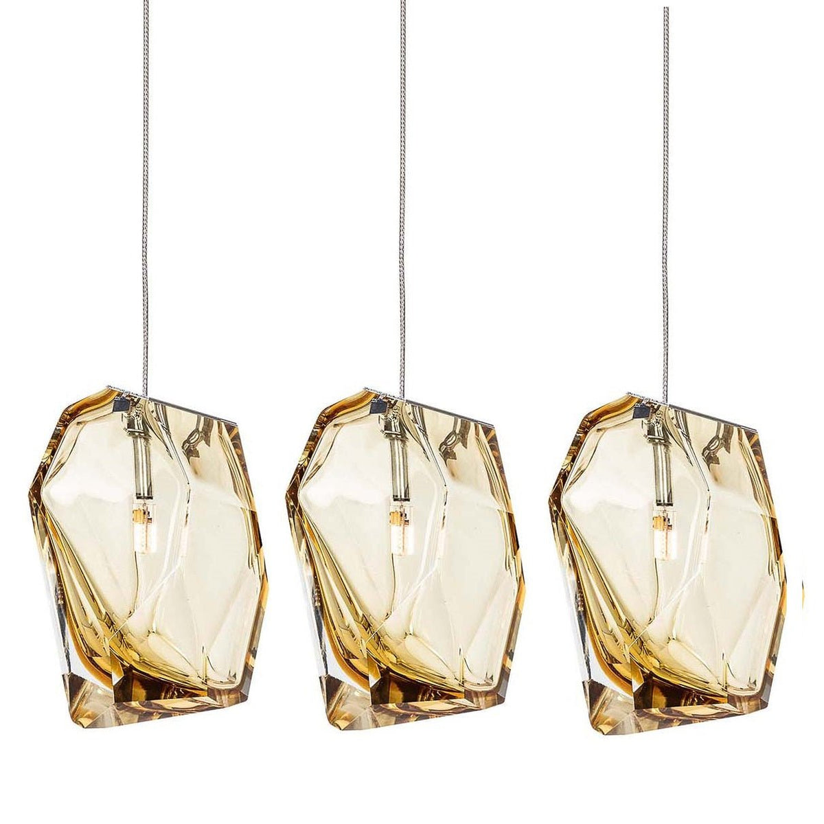 Crystal Rock Cluster Pendant Light