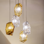 Crystal Rock Cluster Pendant Light