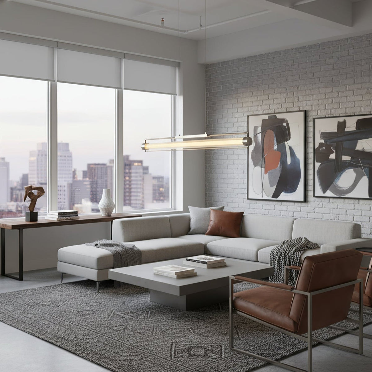 Linear Tube Linear Pendant