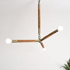 Wrapped Linear Chandelier