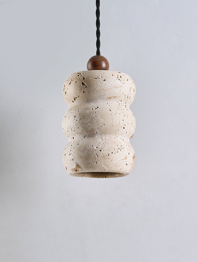 Dune Pebble Travertine Pendant Light